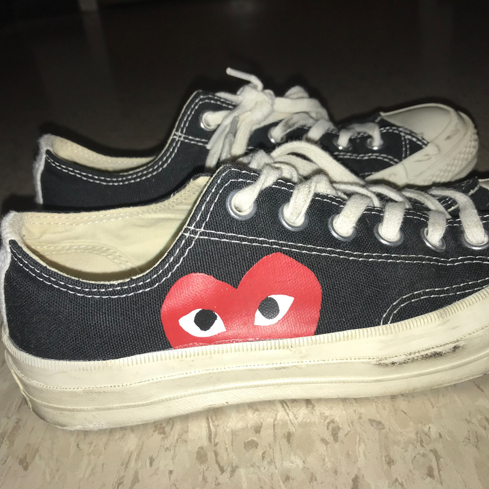 Comme des Garçons Play Black Converse